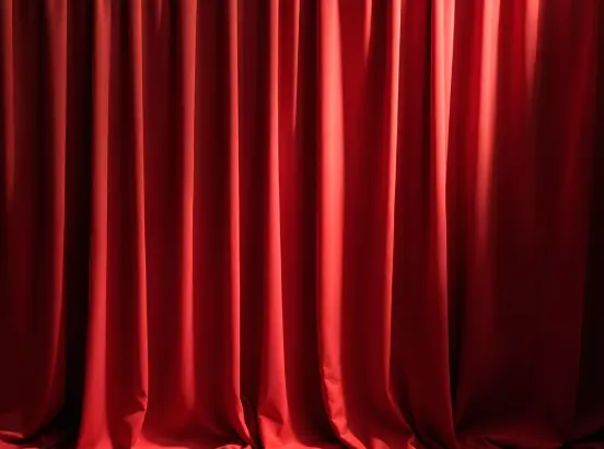 Red Custom Curtains